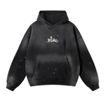 Crown Rival Vintage Wash Frayed Fleece Hoodie
