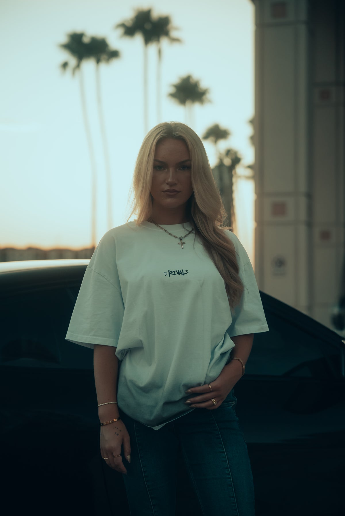 FYCTV - White Oversized Tee
