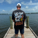 FYCTV Black Classic Wash Gradient T-shirt