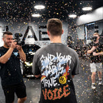 FYCTV Black Classic Wash Gradient T-shirt