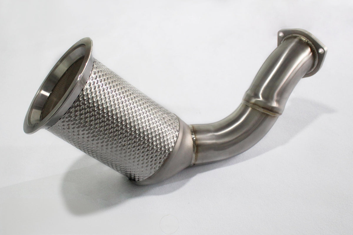 Porsche 992 3.0T Stainless Steel Catless Downpipe + Catback Exhaust without Valve (2019)